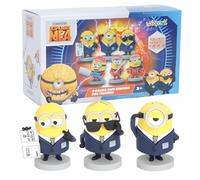 YOLOPARK Despicable Me 4 Toys: Collectible Minions Agent Assortment Set Action Figures (3 Inches) - Minion Home Decor/Model Kits, Ideal Holiday & Birthday Gifts for Ages 3+