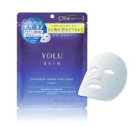 YOLU Skin Overnight Hydra Sheet Mask Clear - 7 Sheets, Lightweight Hydrating Night Face Mask for Combination & Oily Skin - Overnight Skin Care - Made in Japan