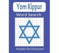 Yom Kippur Word Search Large Print Book: Engaging Puzzles to Celebrate Reflection, Tradition & Faith | 8.5 x 11 inches, 112 pages |