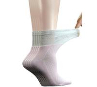 Yomandamor Ladies 5 Pack Bamboo Quarter Seamless Diabetic Sock with Non-Binding top,Size 3-8 UK