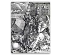 Yomcut Albrecht DüRer Wall Art. Melancholy Poster - Renaissance Historical And Cultural Illustration. Retro Poster Suitable for Bedroom Living Room Office Decoration Unframed (12×16in/30×40cm)