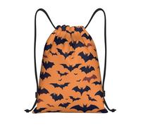 yomeeaaaa Bat Pattern Print Drawstring Bags,Drawstring Backpacks,String Bag Unisex Backpack For Gym Shopping Sport Yoga