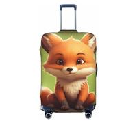 yomeeaaaa Travel Luggage Cover Elastic Luggage Covers Cute Little Fox Suitcase Cover Luggages Protector for Travel Anti-Scratch Suitcase Covers for Adult Washable Luggages Decorative (18-32 inch)