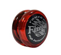 Yomega Fireball YoYo -HIGH Performance Responsive Transaxle Yoyo, Great for string tricks for advance Players to Perform Like Pros + Extra 2 yo yo Strings & 3 Month Warranty (dark red)