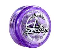 Yomega Spectrum - Light up Fireball Transaxle YoYo with LED Lights for Intermediate, Advanced and Pro Level String Trick Play + Extra 2 Strings & 3 Month Warranty (Purple)