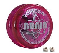Yomega The Original Brain - Professional Yoyo For Kids And Beginners, Responsive Auto Return Yo Yo Best For String Tricks + Extra 2 Strings & 3 Month Warranty (Pink)