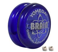Yomega The Original Brain - Professional Yoyo For Kids And Beginners, Responsive Auto Return Yo Yo Best For String Tricks + Extra 2 Strings & 3 Month Warranty (Dark Blue)