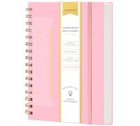 Yoment Lined Spiral Notebook Journal for Women Men A5 Small Spiral Notebooks 5x7 160 Pages Pink Notebook College Ruled Spiral Bound Journal for Work Note Taking School, Pink