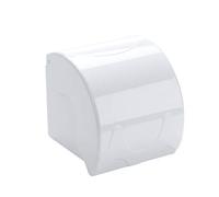 YOMESTE Wall Mounted Waterproof Paper Holder Bathroom Paper Roll Holder (White)