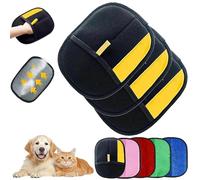 Yomi Pet Hair Glove - Fur Magnet for Cat & Dog Hair Removal - Double Sided Reusable Washable - Effectively Removes Hair from Sofas, Clothes and Cars (Black, Pack of 3)