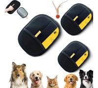 Yomi Pet Hair Remover Glove, Electrostatic Pet Hair Removal Gloves, Celery Pets Double Sided Grooming Glove, Reusable Cat & Dog Hairs Remover, For Couch, Furniture, Carpet, Car Seat (3pcs)