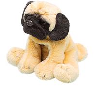 Yomiko Small Sitting Dog, Pug, Yellow