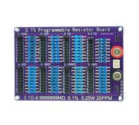 Yominerr 0.1Ω-9.9999999MΩ 0.1% 0.25W 25PPM Programmable Resistor Board Resistance Tolerance 0.1% High Precision 8-Segment
