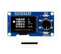 Yominerr 1.3 Inch OLED Display Module with Button EC11 Rotary Encoder IIC Interface LCD Screen DIY Module