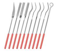 Yominerr 10 Pcs Mini Diamond Needle File Set 5.5inch Assorted Diamond File Set Wood Carving Tools for Sharpening Ceramic Jewelry