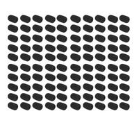Yominerr 100PCS Foam Microphone Windscreen Mini Size Lapel Headset Mic Foam Covers for Headset Microphone 27x 17x 6mm