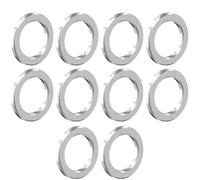 Yominerr 10pcs Bicycle Titanium Flat Washer Set M6 Universal Bike Bolts Gasket 6mm Mountain Road Bike Bolts Spacer Titanium