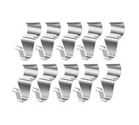 Yominerr 10Pcs Hooks for Siding,Siding Hooks for Hanging Outdoor,No-Hole Needed Vinyl Siding Clips for Hanging Decorations,B