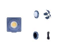 Yominerr 20W Pocket LED Video Light 2700K-6500K Photography Light with Softbox Honeycomb Grid Barndoor 12FX for Photo Studio,A