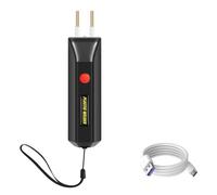 Yominerr 2In1 Plastic Welder Kit Portable MINI Hot Plastic Crack Repair Tool Repair of Automobile Bumper with Charging Cable 100W Black