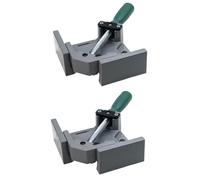 Yominerr 2PCS Right Angle Clip Clamp Single Handle 90 Degrees Angle Clamp Adjustable Swing Jaw for Carpentry Frame Metal Welding