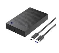 Yominerr 3.5-Inch External SATA Solid-State Game Hard Disk Enclosure with USB3.1 High-Speed Transmission Mobile Hard Drive Case