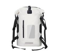 Yominerr 30L Waterproof Dry Bag Fishing Backpack Drift Swimming River Trekking Shoulder Bait Fishing Bucket Kayak Bag White