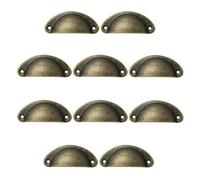 Yominerr 40PCS Handles Drawer Handles Cabinet Door Handle Drawer Antique Shell Pull Dresser Drawer Cupboard Medicine Cabinet