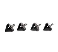 Yominerr 4PCS Speaker Stand Feet Foot Shock-Absorbing Spikes M6 Cone Floor Foot Nail Isolation Spikes