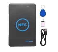 Yominerr 5-Band NFC Smart Chip Reader/Writer+ 1x CUID Keychain Key Copy ID IC Tag Clone 125K 13.56M HID Copier Duplicator Keychain