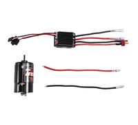 Yominerr 550 Brushed Motor Waterproof ESC 320A Speed Control Combination Set for 1/10 RC Car Crawler Axial SCX10 55T