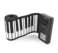 Yominerr 88 Key Portable Handroll Electronic Piano Foldable Environmental Piano Home Practice Professional Piano