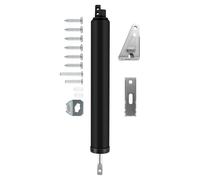 Yominerr Advanced Pneumatic Closer Kit with Push Button Latch for Screen and Storm Doors, Ideal for Secure Closure
