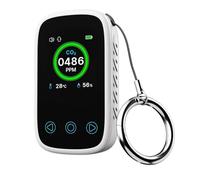 Yominerr Air Quality Meter CO2 Temp Humidity Tester LCD Screen NDIR Sensor Carbon Dioxide Detector with Voice Alarm