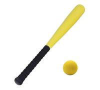 Yominerr Baseball Bat Ball Set 64cm Funny Games Kids Bat for Adults Kids Light Baseball Bat with Training Ball Yellow