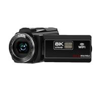 Yominerr Camcorder Recorder 8K Video Camera 3 Inch LCD Touch Screen 60FPS/64MP 18x Digital Zoom HD WIFI Portable