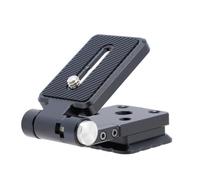 Yominerr Camera Foldable L Bracket Vertical Horizontal Switching Camera Mount Vertical Board for Tripod Gimbal
