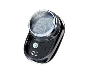 Yominerr Electric Shaver USB Rechargeable Digital Display Men Travel Portable Detachable Shaver Beard Hair Trimmer,B