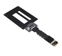 Yominerr F47SD M.2 NVMe to E1.S/E3.S Professional SSD Extension Cable, PCIe 5.0 X4, SFF-TA-1002, Ultra-Fast 128G/Bps, 50cm