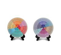 Yominerr Feelings Wheel with Stand Emotions Chart Office Decor for Women Mental Health Gifts for Home/Office/School Education