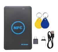 Yominerr HID 125K/IC/ID 13.56M 125K Token Writer Clone 5 Frequency RFID Smart Chip Duplicator with 2x CUID Keychain NFC Reader Copier