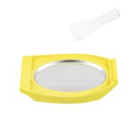 Yominerr Ice Cream Maker Pan Multifunctional Cold Sweet Food Plate Rolled Ice Cream Maker Homemade Frozen Yogurt Gelato Green