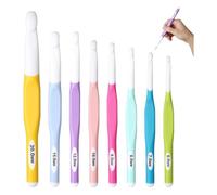 Yominerr Large Crochet Hooks 8pcs Ergonomic Handle Big Crochet Hook Weaving Tools for Knitting Blankets, Shawl and Carpet