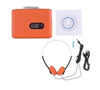 Yominerr Mini Tape Player MP3 Converter 3.5mm Headphone Input Player Electronic Music Accessories