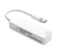 Yominerr Multi-Function SD/TF Card Reader with USB C Interface High Speed Memory Card Converter for Phones and Laptops
