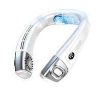 Yominerr Neck Fans That Blow Cold Air Neck Fan Rechargeable Neck Fan with Cooling Plate White