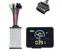 Yominerr P5C Electric Bike LCD Display Meter 24V-60V+36V/48V 350W Sine Wave Controller UART Ebike Color LCD Display SM 5PIN