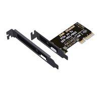 Yominerr PCIe4.0 X4 to SFF-8611/8612 Adapter Card PCIe X4 4.0 External High-Speed Expansion Interface External Support Chassis