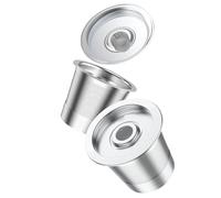 Yominerr Recycling Coffee Capsule Stainless Steel Single Hole with Filter Screen Capsule Cup