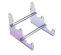 Yominerr Removable Multicolor Acrylic Keyboard Stand Transparent Desktop Tray Computer Keyboard Tray Stand Multicolor 2 Layers